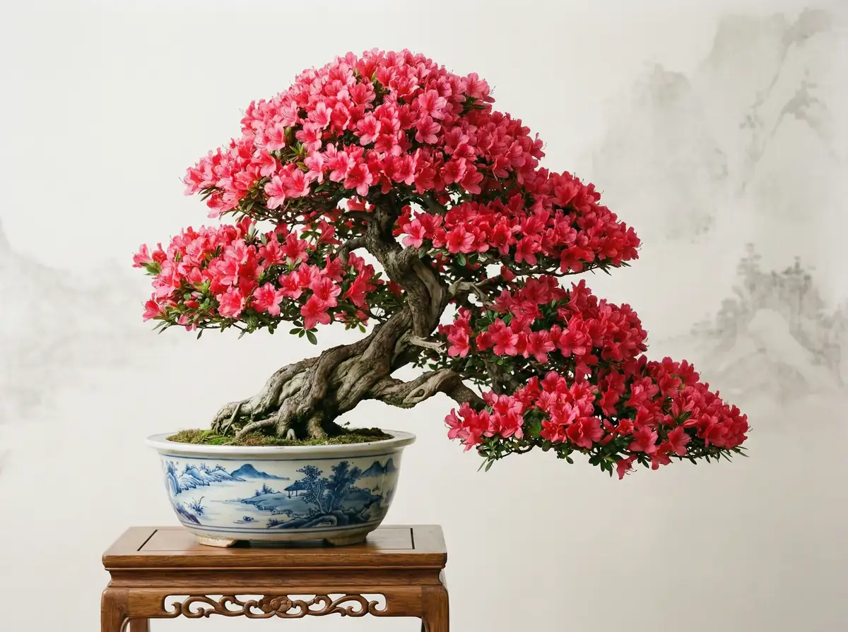 杜鹃盆景 - 集芳阁 | 花团锦簇